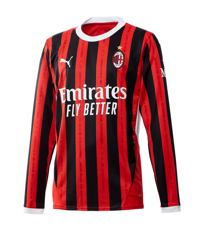 Maillot Milan AC 2024/2025 Manches Longues Domicile