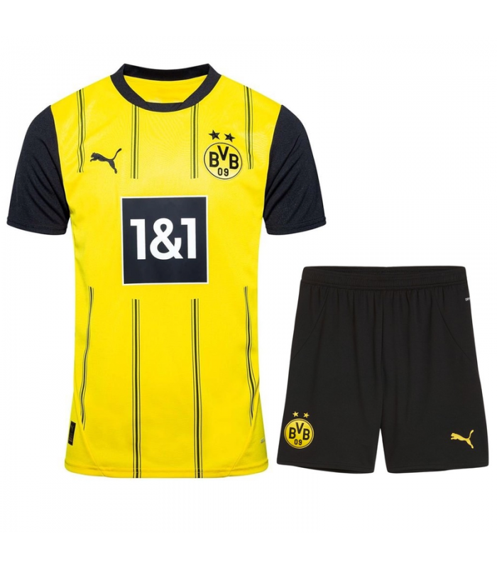 Ensemble BVB Dortmund Maillot Short 2024/2025 Domicile