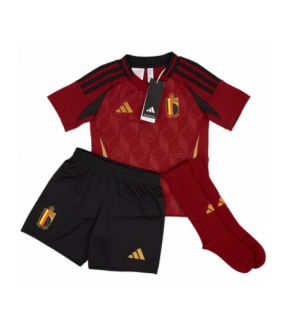 Ensemble Maillot Short Chaussettes Belgique Petit Enfant EURO 2024/2025 Domicile