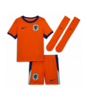 Ensemble Maillot Short Chaussettes Pays Bas Petit Enfant EURO 2024/2025 Domicile