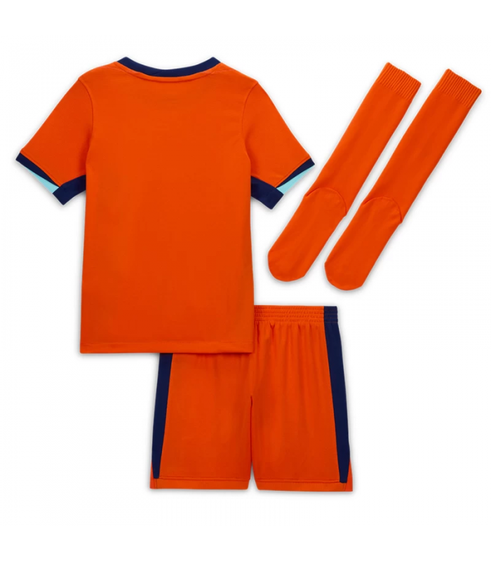 Ensemble Maillot Short Chaussettes Pays Bas Petit Enfant EURO 2024/2025 Domicile