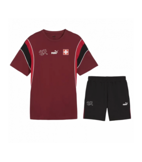 Ensemble Maillot Short Suisse EURO 2024/2025 Entrainement