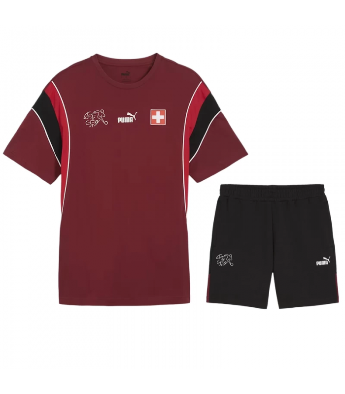 Ensemble Maillot Short Suisse EURO 2024/2025 Entrainement