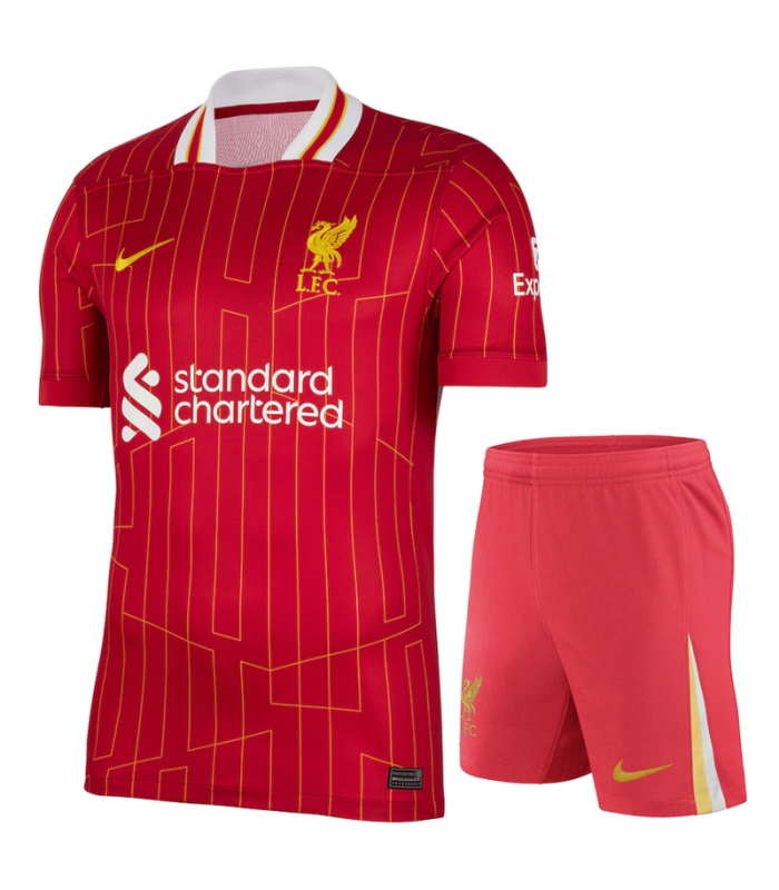 Ensemble Maillot Short Liverpool Enfant 2024/2025 Domicile