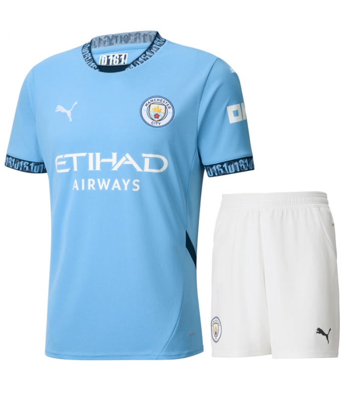 Ensemble Maillot Short Manchester City 2024/2025 Domicile