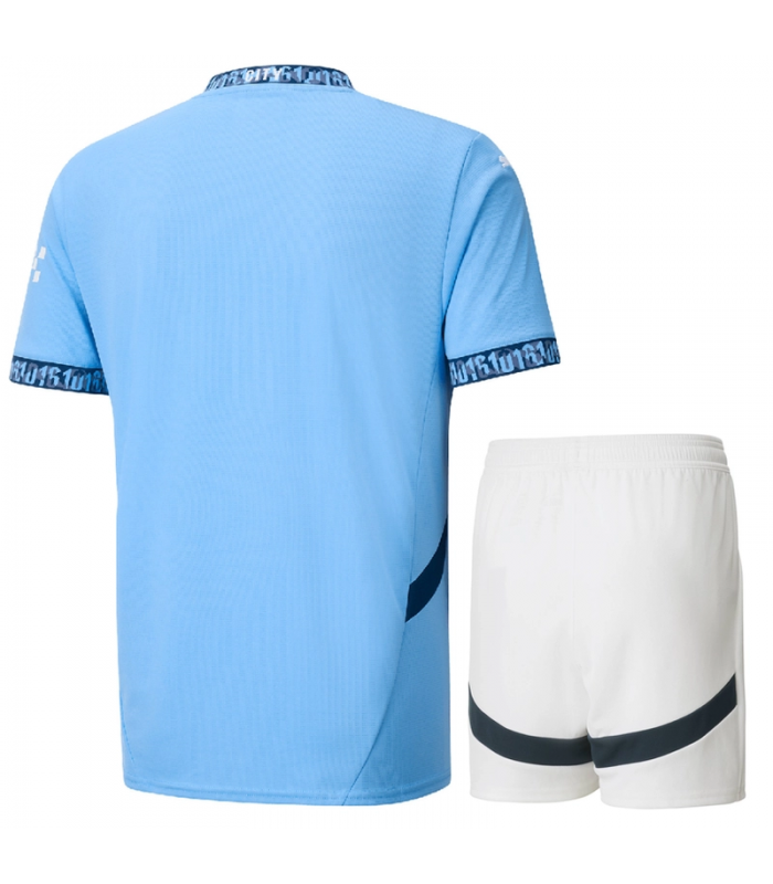 Ensemble Maillot Short Manchester City 2024/2025 Domicile