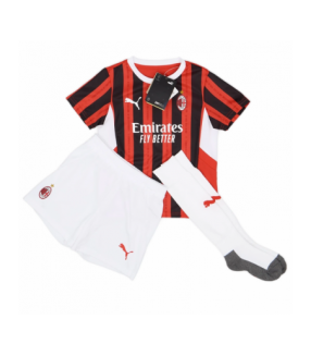 Ensemble Maillot Short Chaussettes Milan AC Petit Enfant 2024/2025 Domicile