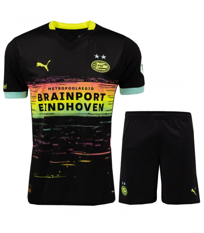 Ensemble Maillot Short PSV Eindhoven 2024/2025 Extérieur