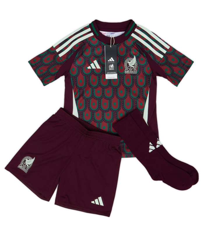 Ensemble Maillot Short Chaussettes Mexique Petit Enfant 2024/2025 Domicile