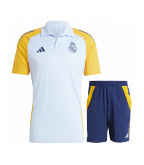 Ensemble Polo Short Real Madrid 2024/2025 Entrainement