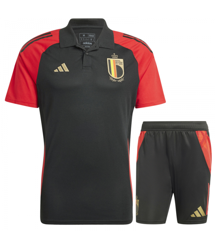 Ensemble Belgique Polo + Short EURO 2024/2025 Entrainement