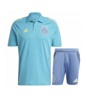 Ensemble Polo + Short Ajax Amsterdam 2024/2025 Entrainement