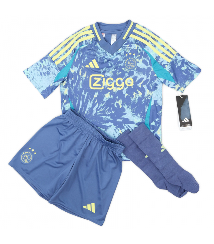 Ensemble Maillot Short Chaussettes Ajax Amsterdam Petit Enfant 2024/2025 Extérieur