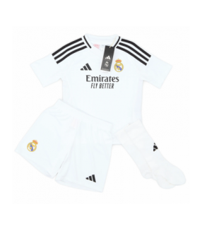 Ensemble Maillot Short Chaussettes Real Madrid Petit Enfant 2024/2025 Domicile