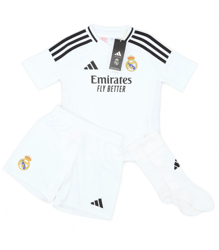 Ensemble Maillot Short Chaussettes Real Madrid Petit Enfant 2024/2025 Domicile