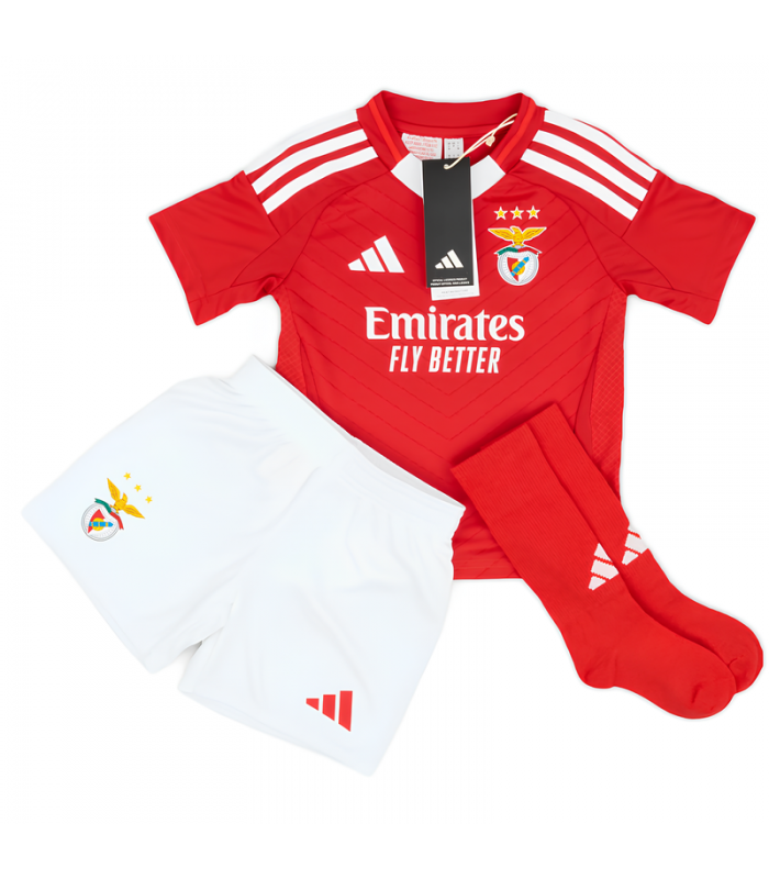 Ensemble Maillot Short Chaussettes Benfica Petit Enfant 2024/2025 Domicile