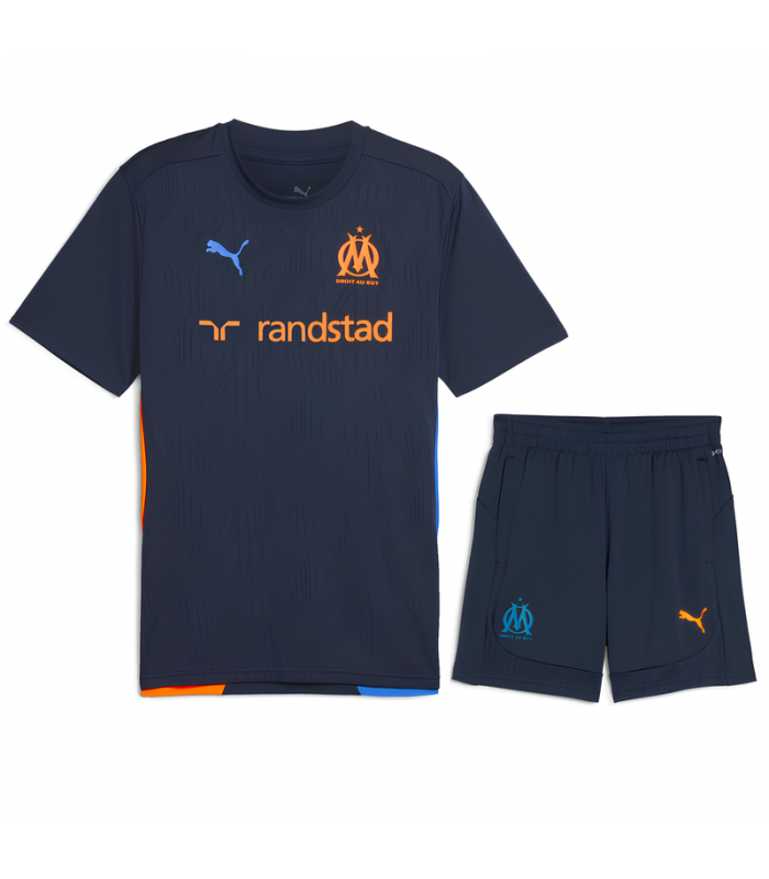 Ensemble Maillot Short OM Marseille Enfant 2024/2025 Entrainement