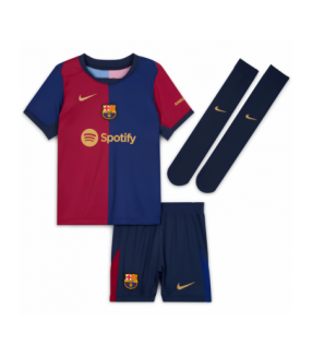 Ensemble Maillot Short Chaussettes FC Barcelone Petit Enfant 2024/2025 Domicile