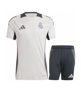 Ensemble Maillot Short Real Madrid 2024/2025 Entrainement Ligue Des Champions