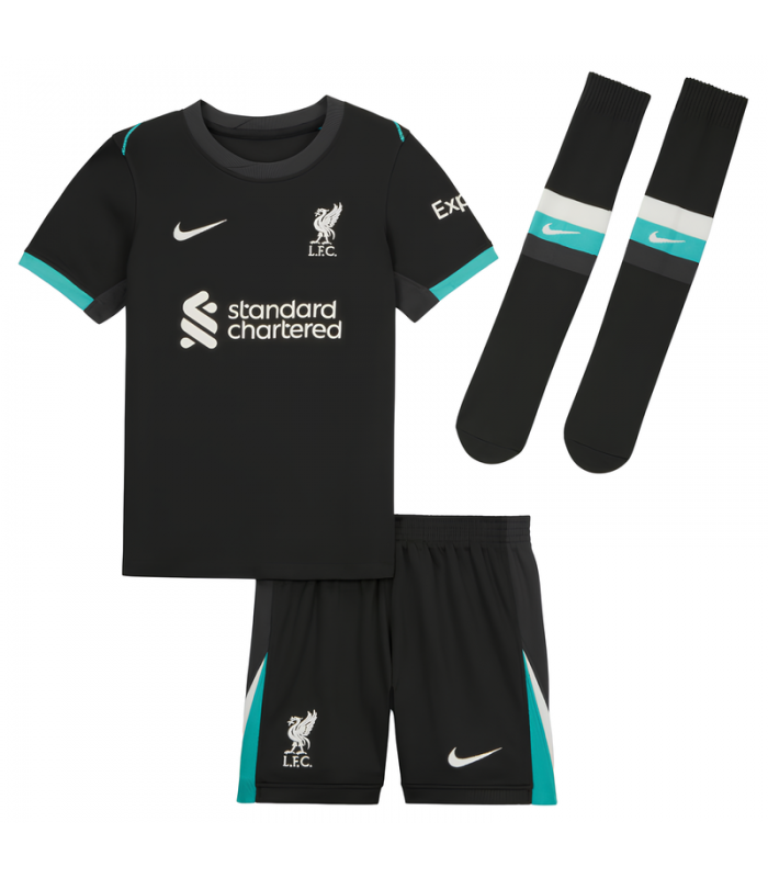 Ensemble Maillot Short Chaussettes Liverpool Petit Enfant 2024/2025 Extérieur