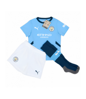 Ensemble Maillot Short Chaussettes Manchester City Petit Enfant 2024/2025 Domicile