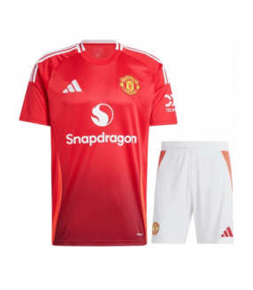 Ensemble Manchester United Maillot Short Enfant 2024/2025 Domicile