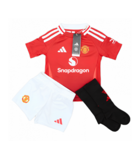 Ensemble Maillot Short Chaussettes Manchester United Petit Enfant 2024/2025 Domicile