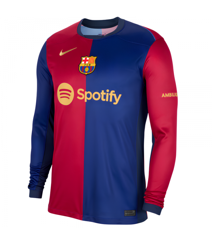 Maillot FC Barcelone 2024/2025 Manches Longues Domicile