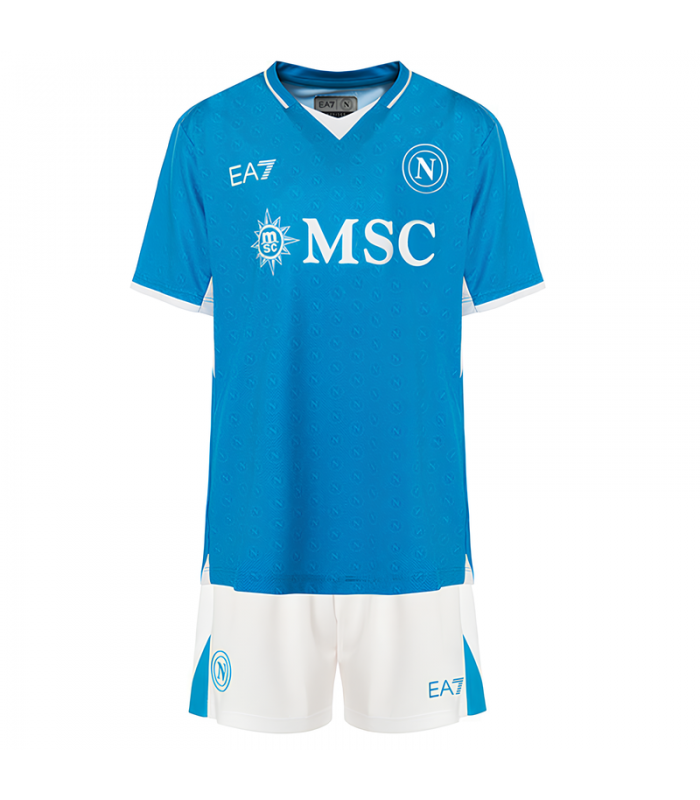 Ensemble Maillot Short Napoli Naples Enfant 2024/2025 Domicile