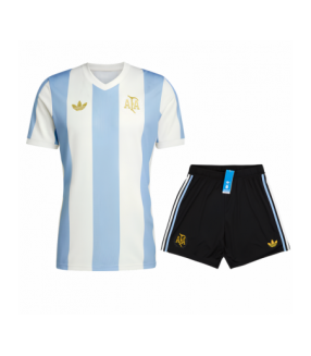 Ensemble Maillot Short Argentine 50ème Anniversaire 50 ans Collector 2024/2025 Domicile